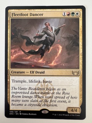 Fleetfoot Dancer (188) Streets of New Capenna SNC MTG Magic