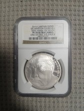 2015 Piefort £5 Winston Churchill 50th Ann of Death - NGC PF70 ULTRA CAMEO