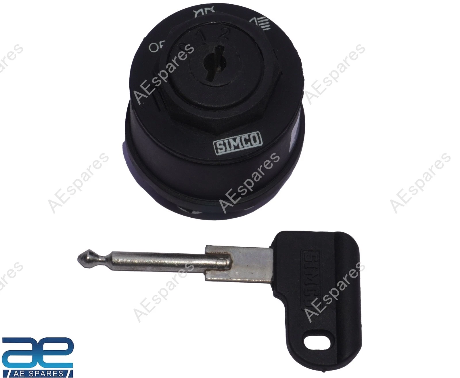 New Hella 2 Way Ignition Main Line Switch 12/24V 6 W Unit 2 Keys Universal view 5