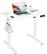 Electric Standing Desk, 31.5" X 23.6" Height Adjustable Sit Stand Desk with Spli