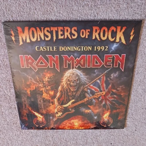 IRON MAIDEN MONSTERS OF ROCK LTD NUMBERED EDITION 087/500 VINYL 12" LP SEALED