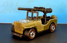 Hot Wheels Redline Military Army Jeep Gunslinger Gun Turret Us Hong Kongitout