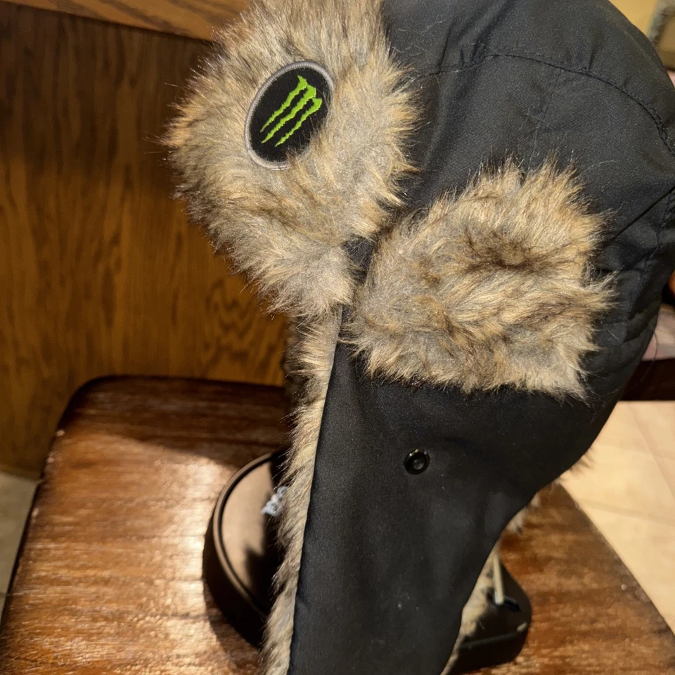 Monster Energy Ski Hat Winter Snow Hat Lined- RARE- Price Reduced! - Image 2 of 4