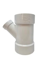 Charlotte Pipe PVC006011800HD 4" x 4" x 2" DWV PVC Wye Reducing Fitting NEW