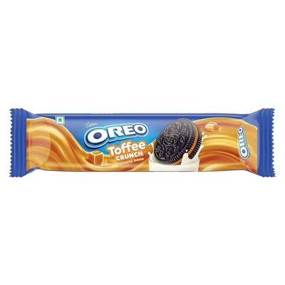 Cadbury Oreo Toffee Crunch Sandwich Cream Biscuits 116.25gm