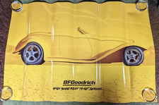 BFGOODRICH SIGN - SMOOTHSTER Poster yellow muscle car 1995 hot rod GAS & OIL