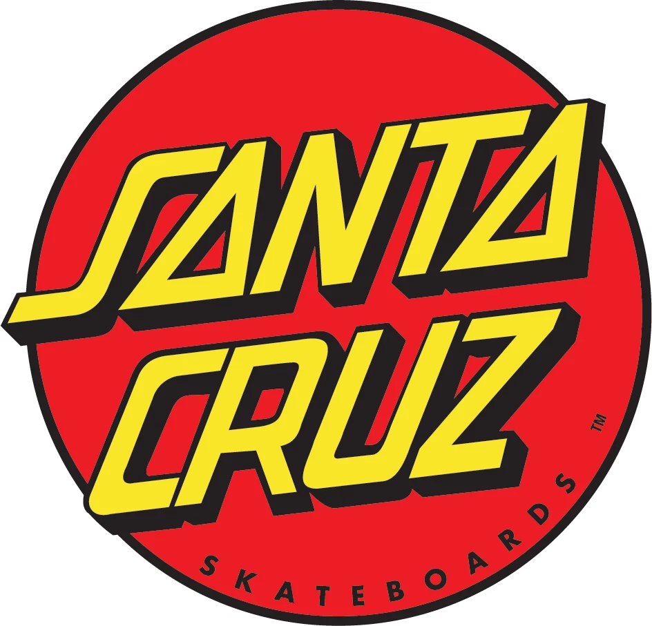 BONES Santa Cruz Skateboards Logo Die Cut All Weather Vinyl Sticker/Decal
