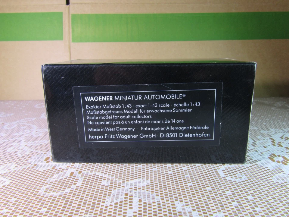 778Z Herpa 1000 Allemagne Boite Vide pour Ferrari F40 High Tech 1:43 - Photo 4/4