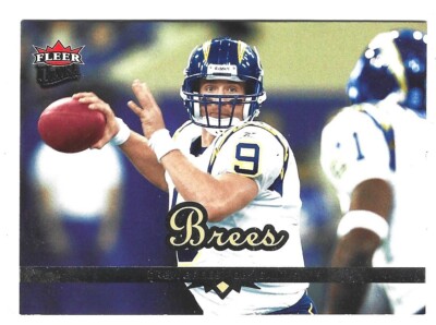 D 2006 Ultra Football Drew Brees Chargers #157 NRMT