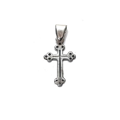 Sterling Silver Pendant Small Cross Genuine Solid Hallmarked 925 ...