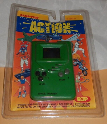 Game + Plus Electronic Action LCD SPACE INVADER  Handheld Game RJP