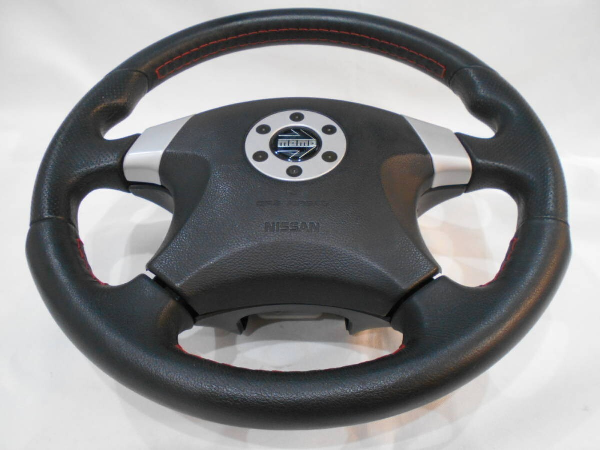 Nissan Skyline GT-R BCNR33 R33 MOMO Steering Wheel Black Red
