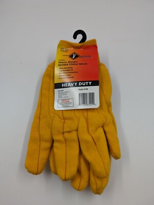 New Heavy Weight Quilted Chore Gloves Heavy Duty from Fortress Products