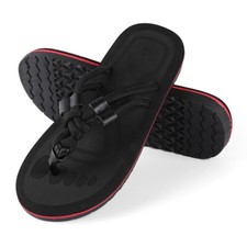 Men's Comfort EVA Summer Anti-Slip Thong Flip Flops Knotted Strap Casual Sandals