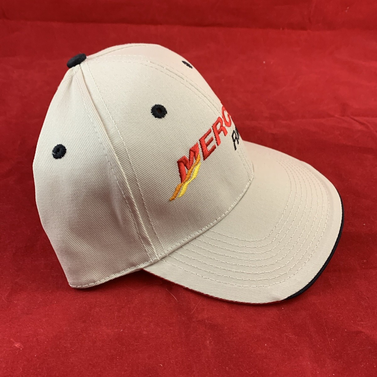 NEW Mercury Racing Beige Adjustable Baseball Cap Dockstore Boat