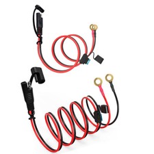 16awg Battery Cable Tender Terminal Ring Sae Connector Harness Extension