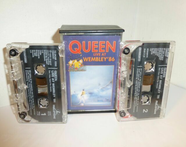 Queen Live At Wembley 86 Cassette Double Tape Album Parlophone Tcpcsp 725 For Sale Online Ebay