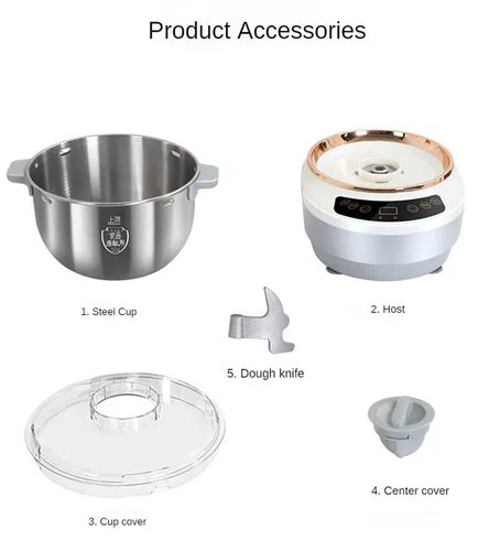 7L Electric Food Mixer Table Cake Dough Mixer Handheld Egg Beater Blender - Bild 7 von 7
