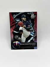 2023 Bowman Platinum Rookie Card RC Simeon Woods Richardson Minnesota Twins #99. rookie card picture