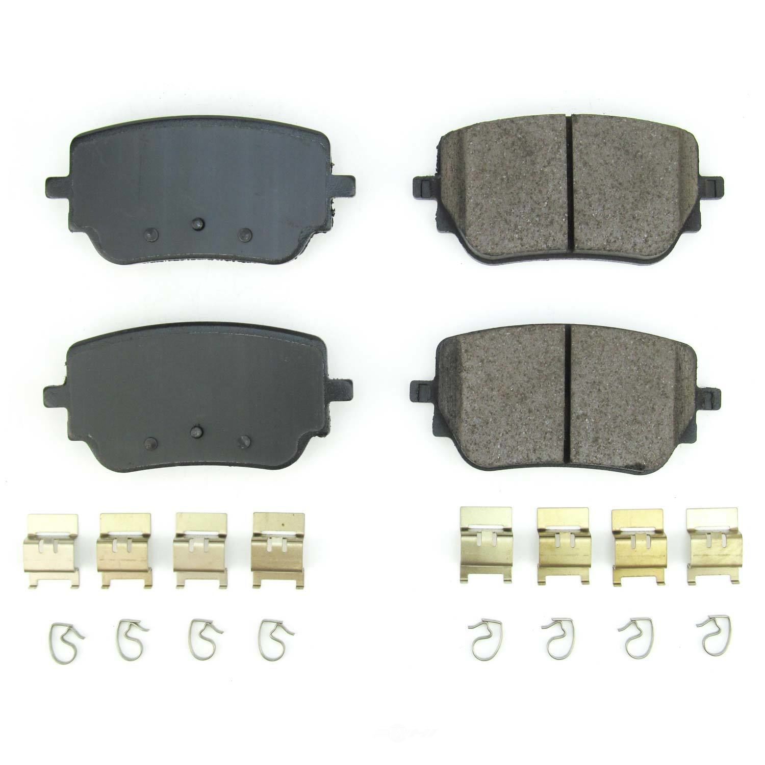 TRQ Ceramic Brake Pads Front & Rear Set – Compatible With 2015-2020 Honda Fit