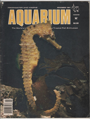 Lot of 5 Issues 1981 Freshwater and Marine Aquarium FAMA Tropical Fish Magazines