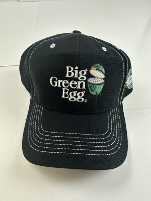 Big Green Egg Certified Eggspert Baseball Trucker Style Hat Black Strap Back 