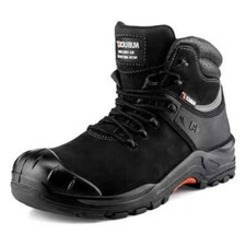 Buckbootz NKZ102BK Safety Lace Dealer Boot Black