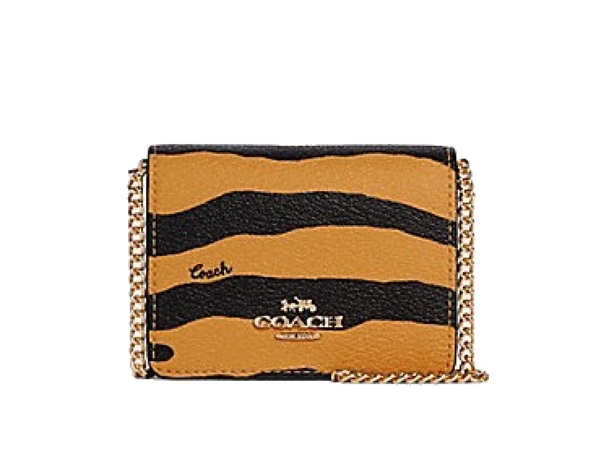 Tiger Pebble Print Leather - Black