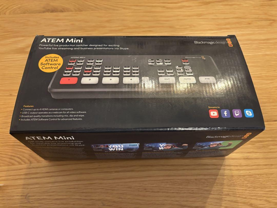 Nie★新品未開封★Blackmagic★Design★ATEM★Mini Amazon.com: Blackmagic Design ATEM Mini HDMI Live Switcher