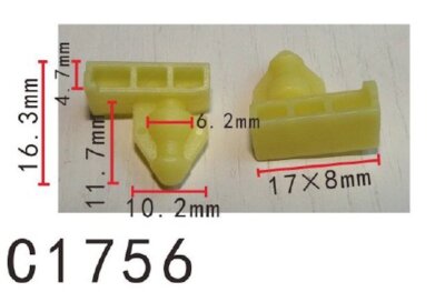 『専用ページ』 20pcs Fit Nissan Wheel Opening moulding Clip 76847JG00A Fastener