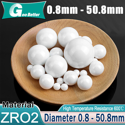 #ad #ad Ceramic Bearing Balls 0.8mm 50.8mm Dia ZRO2 Zirconium Oxide Ball G10 Precision $837.30