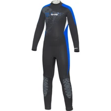 Bare 7/6mm Manta Full Youth Wetsuit - Blue - Kids Size