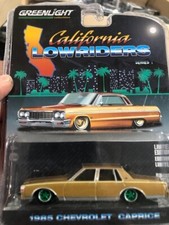 1985 CHEVY CAPRICE CHASE PIECE 1.64 GREENLIGHT LOWRIDER