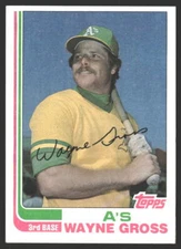Wayne Gross #692 1982 Topps  Oakland Athletics