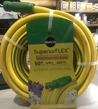 Miracle Gro 5/8-in x 50-ft SUPERIOR FLEX  Kink Free Hybrid Polymer Coiled Hose