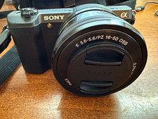 Sony Alpha a5100 24.3MP Mirrorless Camera 16-50mm OSS Wi-Fi Black