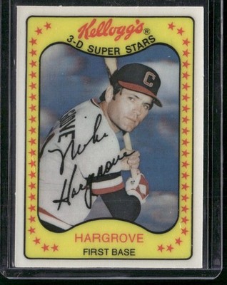 1981 Kellogg's 3-D Super Stars #66 Mike Hargrove