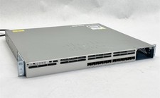 Cisco 3850 XS WS-C3850-12XS-S V02 12-Port 10Gb SFP Ethernet Switch 2 PSU