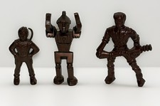 ARCHER SPACEMAN PLASTIC FIGURES X3 1950s