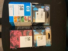 Lot of 4 Genuine HP 56 HP 58 C9319FN C6658AN ink Cartridges Exp. 12/2012 2005