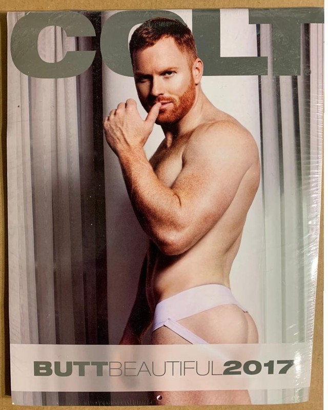2017 Colt Studio Calendar - Butt Beautiful - Seth Fornea cover - new/sealed
