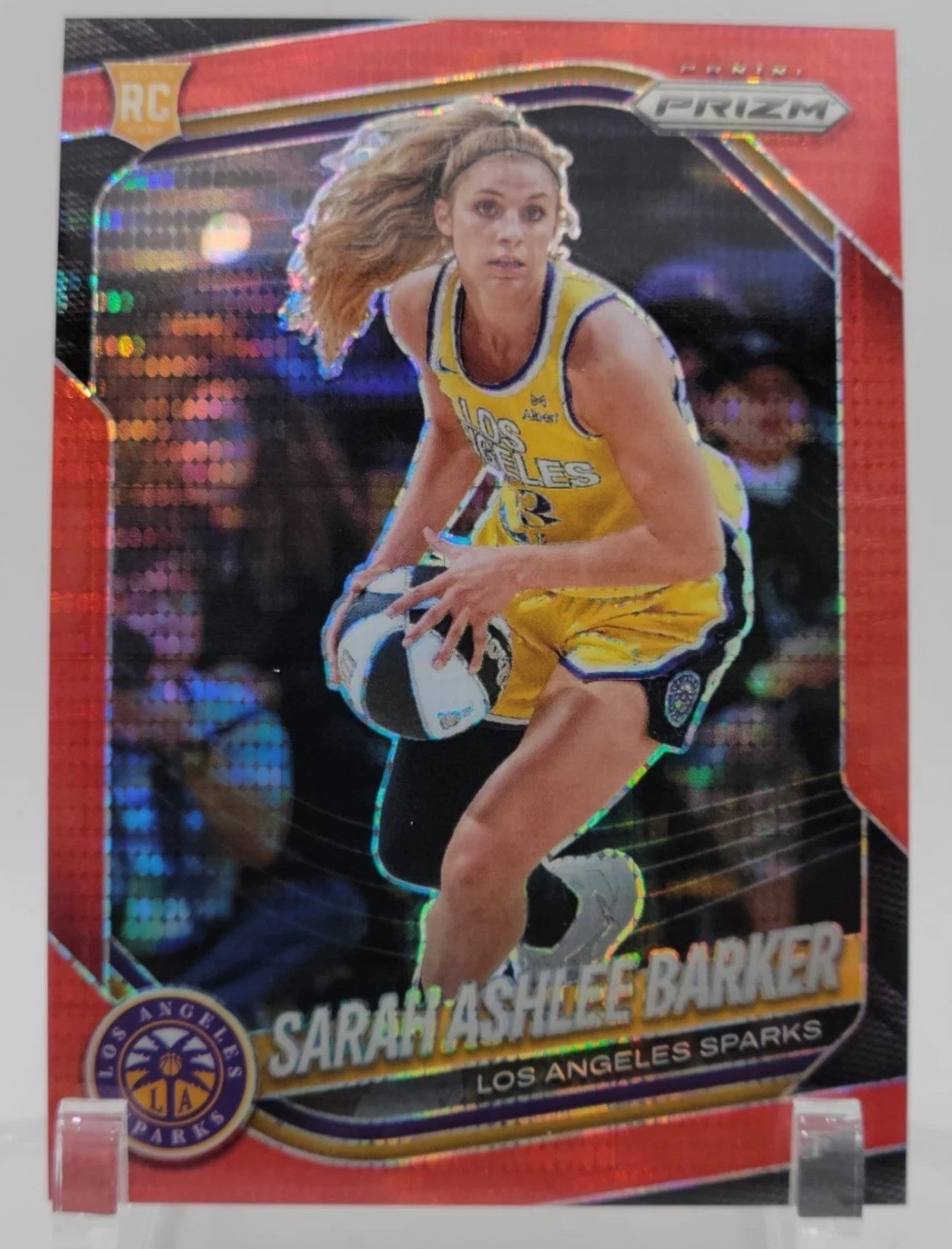 2025 WNBA Prizm Basketball Sarah Ashlee Barker #31 /299 Red Pulsar Sparks