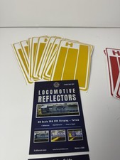Ho Scale Self Adhesive Real Reflective Vinyl Locomotive Strips Yellow Color Ho Scale Self Adhesive Real Reflective Vinyl Locomotive Strips Yellow Color