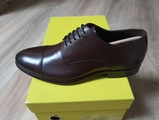 Prime Shoes Herren Handgemachter Lederschnürer Braun Gr. 41,5 - Neu + OVP - 200€