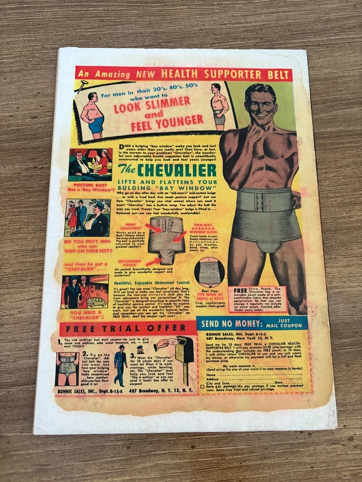 Wanted # 48 VG- Orbit Toytown Golden Age Comic Book 1947 Crime 16 J347 - Image 2 of 2