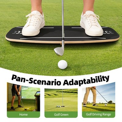 Golf Training Aid for Indoor Practice, 73.3*29cm Weight Shift Balance Board