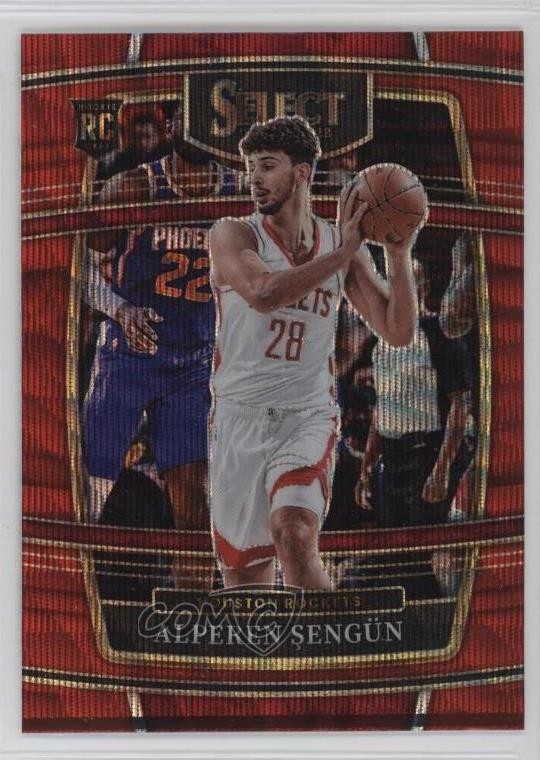 2021-22 Panini Select Concourse Red Wave Prizm Alperen Sengun #19 0o6m