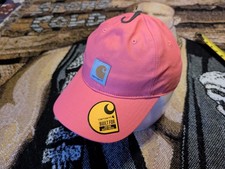NWT Carhartt Canvas Baseball Hat Cap O/S Youth Kids Girls Pink Lemonade AH8900
