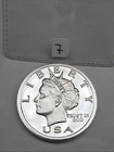 Norfed 2005 1/2 oz Silver Round Proof 10 Liberty Dollars .999 Fine Silver