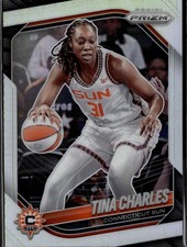 2025 Panini Prizm WNBA #3 Tina Charles Silver Prizms